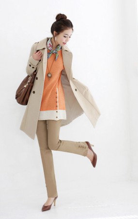 GABARDINA $1347.99; PANTALON $380.00; BLUSON $349.99; ZAPATOS $517.00